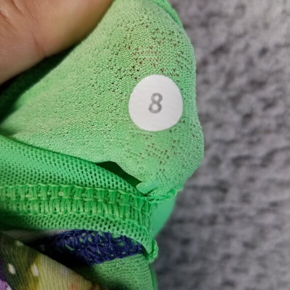 Lululemon Tank Top Women's 8 Workout Active Floral Gym Running Strappy Back - Picture 9 of 9